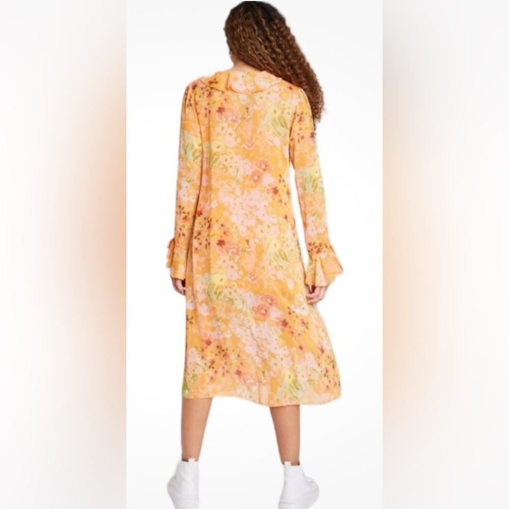 Floral Ruffle cover up - Picture 4 of 8